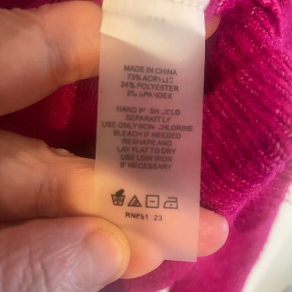 VINCE CAMUTO Center Seam Crewneck Sweater size Large - Picture 4 of 12